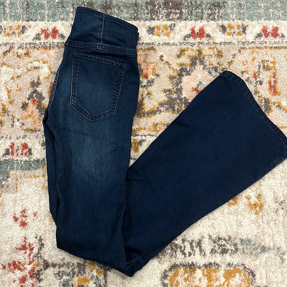 Free People Wide Leg Jeggings